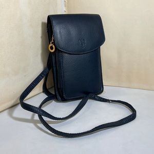 Navy Genuine Leather Wonderbag Handbag and Wallet *NEW*